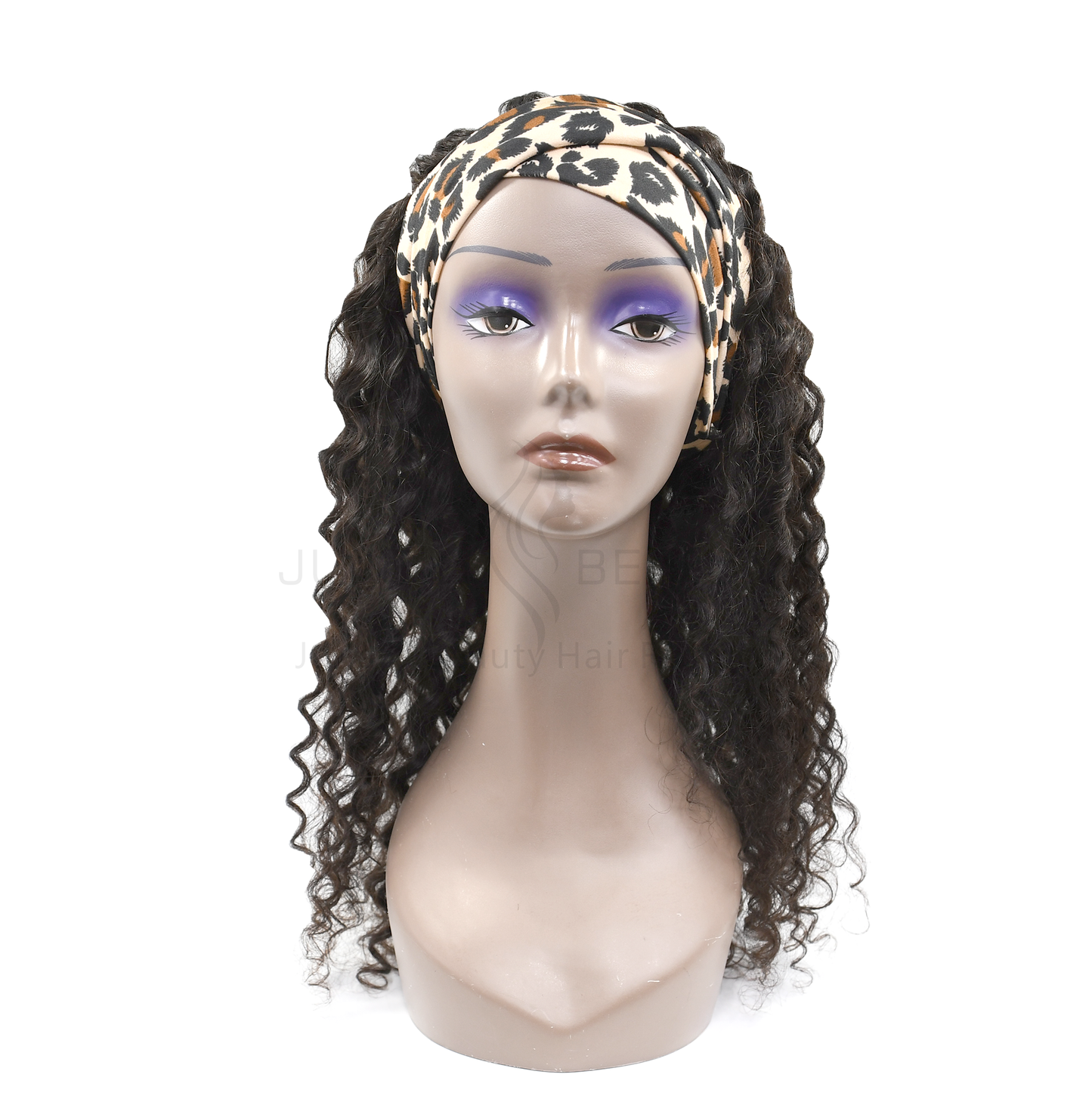 Factory Direct Sale 100% Human Hair Deep Curly Headband Wigs New Korean Headband Wig