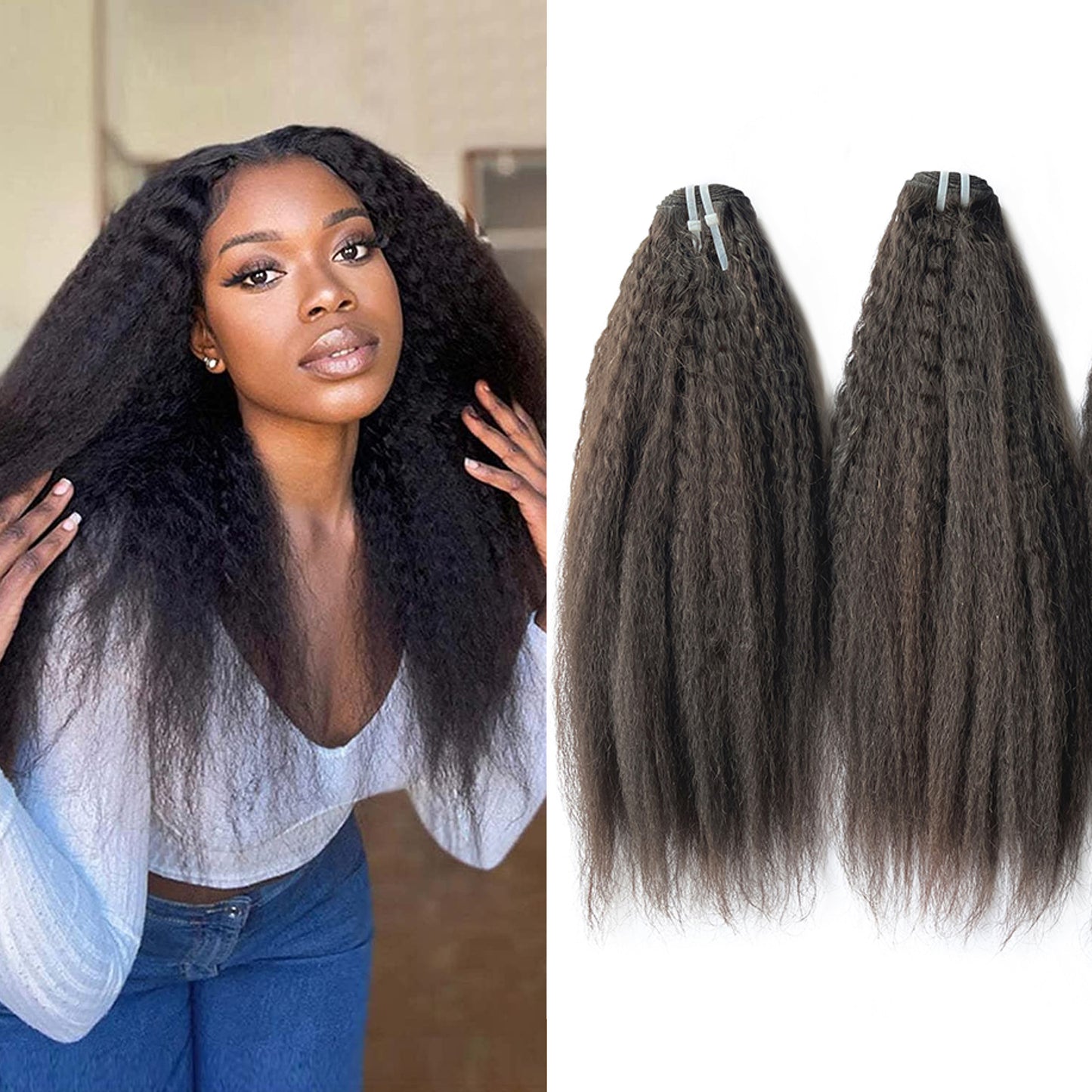 New Arrival Kinky Curly Bundles 100% Human Raw Virgin Human Hair