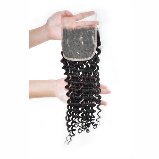 2x6 4x4 5x5 6x6 2024 Virgin Hair Deep Curly HD Lace Transparent Lace Closure