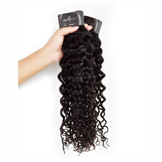 Wholesale Good Italian Curly 100% Virgin Natural Human Hair Three Bundle
