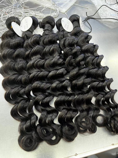 Wholesale TOP Quality Virgin Hair Bundles Deals with HD lace closures