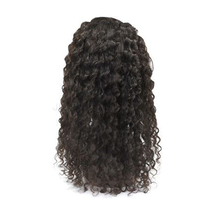 Factory Direct Sale 100% Human Hair Deep Curly Headband Wigs New Korean Headband Wig