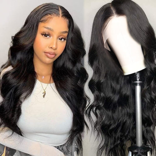 High Quality Hot Selling HD Lace 200% Density Body Wave 2X6 / 4x4/5x5/13x4/13x6 Frontal Lace Wig